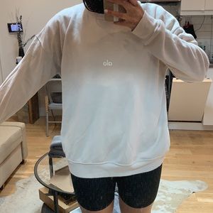 Alo logo crew neck sweatshirt - soft lining